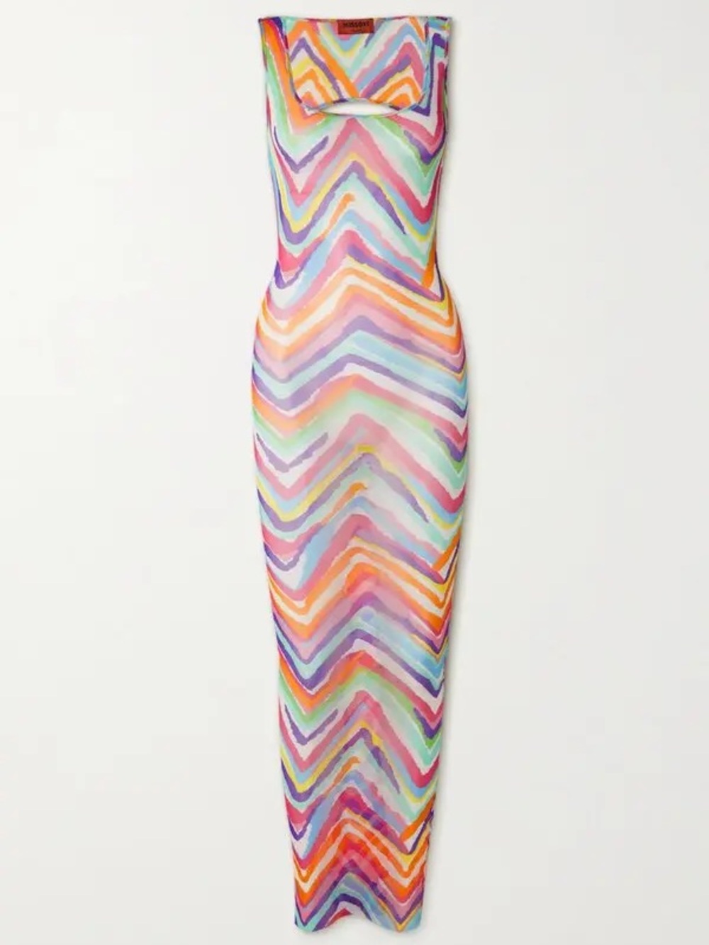 Missoni Multicolor Chevron Maxi Dress